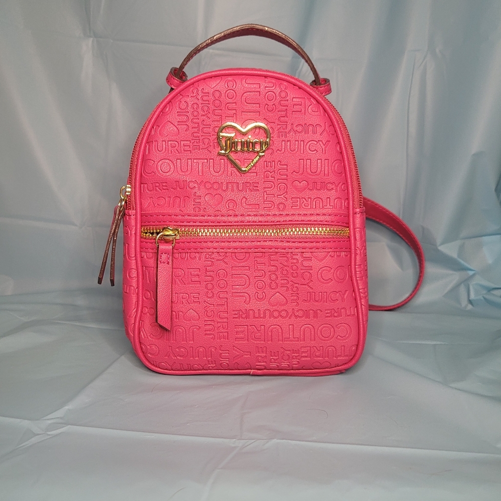 Pink mini juicycouture backpack purse